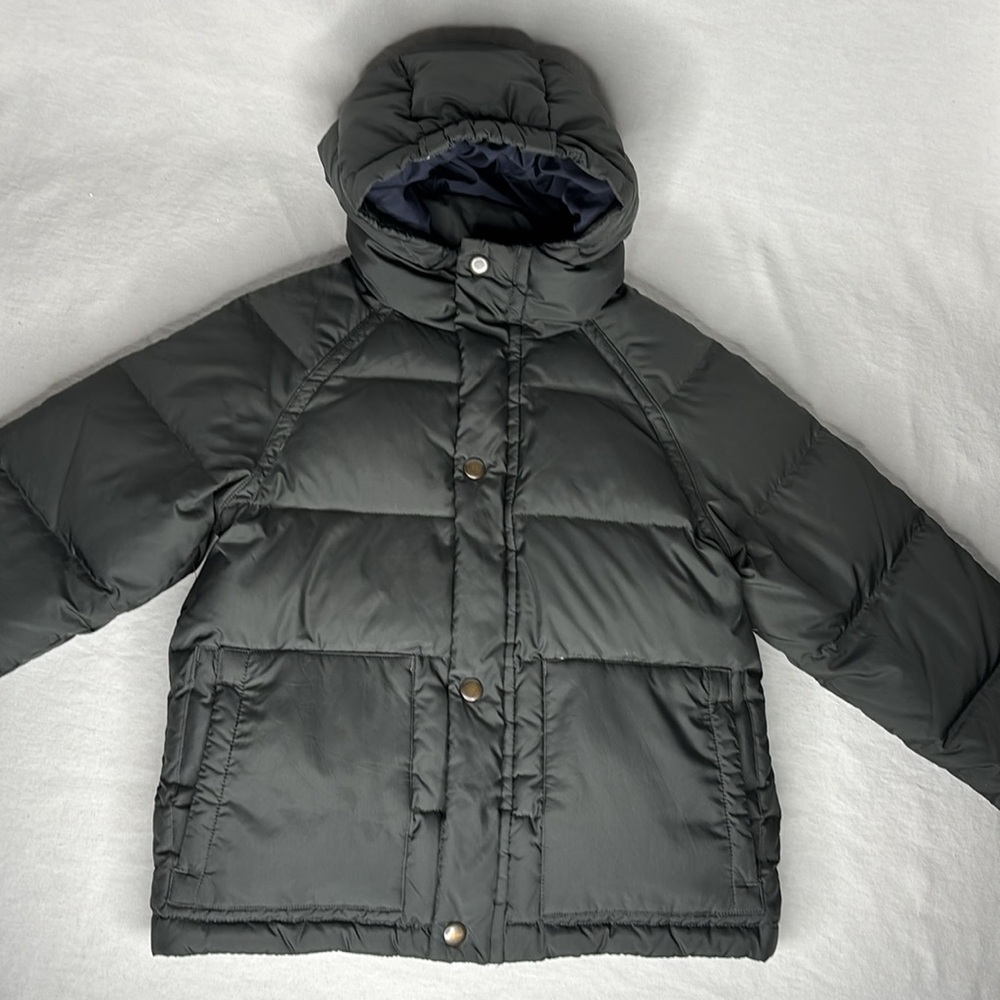 CREWCUTS Everyday down filled puffer jacket charcoal gray SIZE 4/5